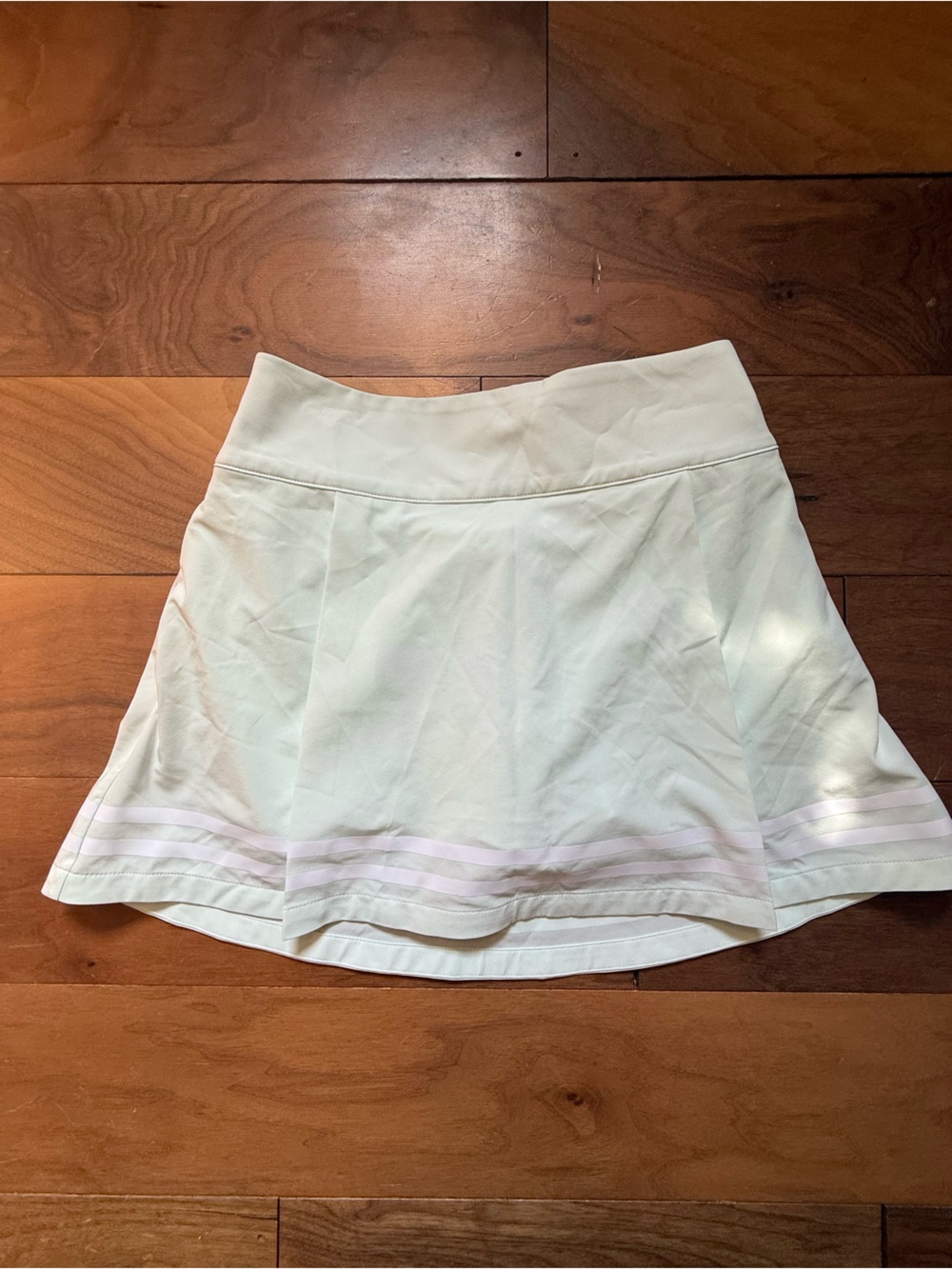Calia Mint Green Athletic Skort with White Stripes
